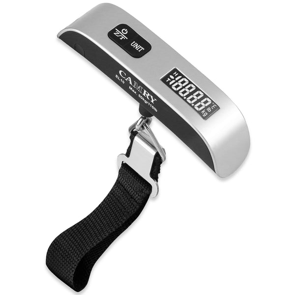 Pack All 110 lbs Luggage Scale Digital Handheld Luggage Scale Travel Weight Scale for Luggage with Backlit LCD Display Battery Included (Blue)