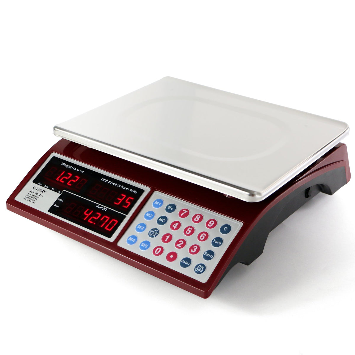 Camry digital commercial scale with LED display