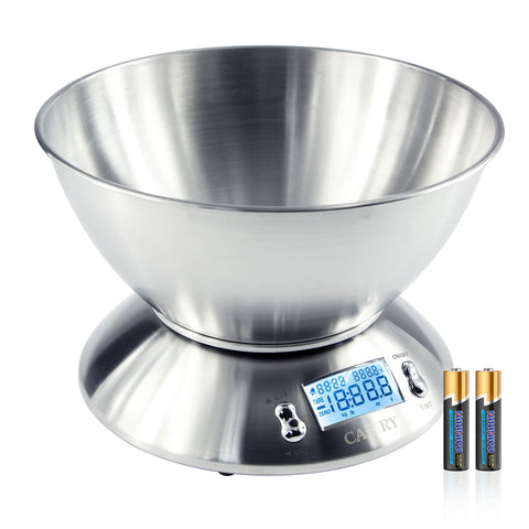 CO-Z 11lb / 5kg Digital Kitchen Food Scale Stainless Steel Platform with LCD