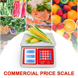 Camry Commercial Price Computing Scale 66lb Waterproof Food Meat Weighing Scale