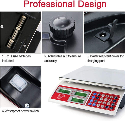  Price Computing Scale 66LB Electronic Meat Scale