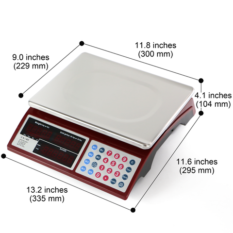 CAMRY Commercial Price Scale 66lb for Food Meat Produce with Backlight –  CAMRY SCALE STORE